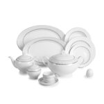 سرویس چینی 102 پارچه کامل هدیه پلاتینی - تصویر 2
