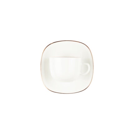 سرویس چینی 12 پارچه چای خوری زرین رزگلد
